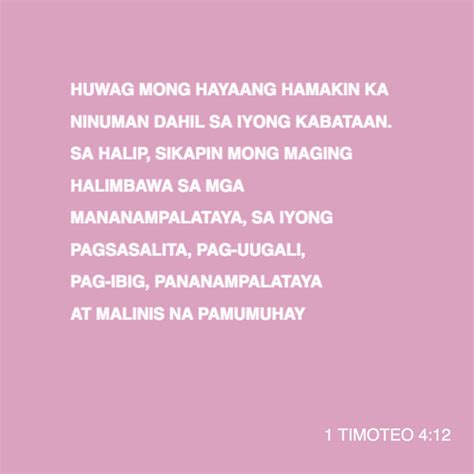 kinantot ng sagad|Bible Gateway passage: 1 Timoteo 4:16 .